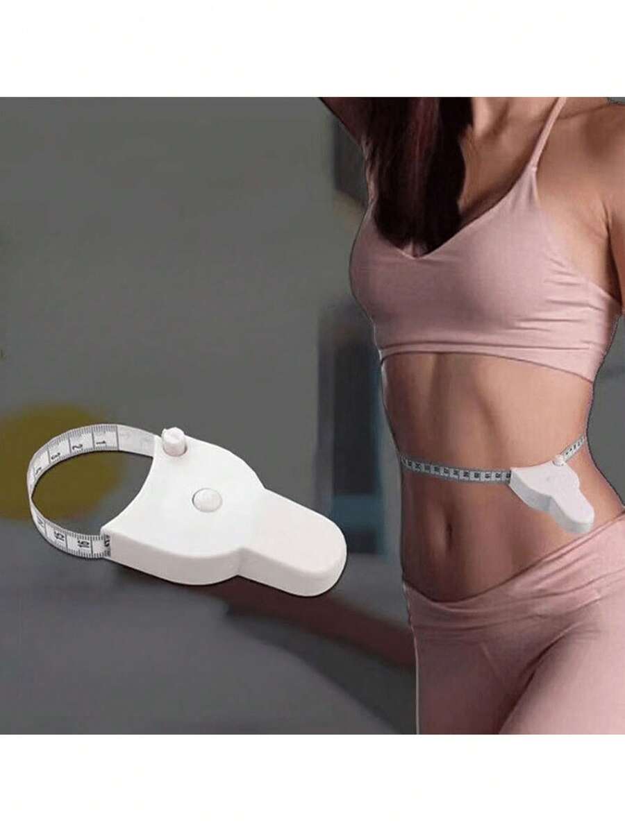 1PC Random Color Body Measurement Tape, Fitness Essential, Home Essential Soft Tape, Soft Tape For Measuring Waist, Hip, Chest, Arm, Leg, Thigh - Automatic High Precision 3-In-1 Soft Tape, Used For Measuring Height, Waist, Chest And Thigh Circumference - Retractable Fitness Measurement Tape, Convenient For Home And Gym Use
