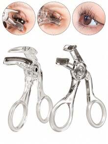 4/2/1pc New Large Angle Frameless Women's Partial Eyelash Curler With Comb Design, Can Curl And Long-Lasting Shape Eyelashes, Easy To Operate - Multicolor - View 7