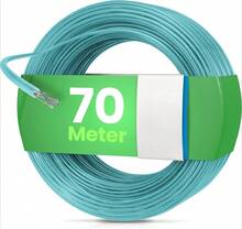 70m Steel-Core Clothesline, Turquoise, Durable Corrosion-Resistant Washing Line For Home, Garden, Balcony And Camping Outdoor - Turquoise - View 7