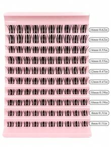 Asiteo 100pcs D Curl Single Lash Extensions, Fluffy Soft Lightweight Faux Mink Eyelashes, Suitable For Daily Makeup And Lash Extensions, Ideal For Beginners DIY And Everyday Use - D - View 4