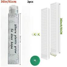 24/36inch Moss Pole For Monstera, Plastic Plant Climbing Totem Pole, Stackable Plant Support Stick With Plant Ties For Indoor Pothos Philodendron Houseplants - 2 Pcs - View 3