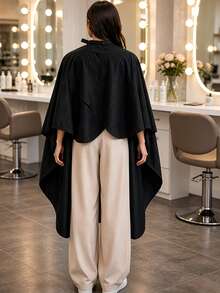 Customized Barber Apron, Customized Barber Cape, Personalized Barber Cape With Logo, Printable Barber Shop Logo Pattern And Text, Professional Durable Lightweight Breathable Neutral Home Salon Apron, Customized Barber Shop Home Salon Client Cape - Multicolor - View 7