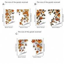 1/2pcs Retro Gothic Halloween Plant Vines Window Stickers, Double-Sided PVC Electrostatic Adsorption Glass Stickers, Suitable For Kitchen And Balcony Window Decoration. - Multicolor - View 7