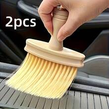 1pc Multifunctional Manual Dusting Brush, Multifunctional Computer Cleaning Brush Soft Bristle Keyboard Cleaner, Corner And Crevice Dusting Tool Reusable And Durable - Suitable For Living Room, Bedroom, Car Interior And Windowsill - Plastic Household Cleaning Tool, No Power Required (Random Model) - A - View 13