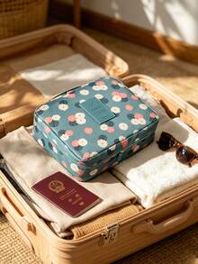 Multifunctional Portable Waterproof Travel Storage Bag, Square Cosmetic And Toiletries Organizer, Suitable For Outdoor Vacation - Multicolor - View 3