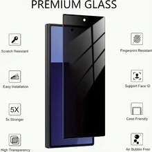 2-Piece HD Anti-Spy Tempered Glass Screen Protector Kit. Privacy Protection, Suitable For Foldable Screen Protectors. Scratch-Resistant, Drop-Resistant, Anti-Spy Protection, 9H Hardness Rating, Easy To Install. Compatible With Samsung Galaxy Z Fold8/Z Fold8 Ultra/Z Fold7/Z Fold6/Z Fold5 Series. - Clear - View 4