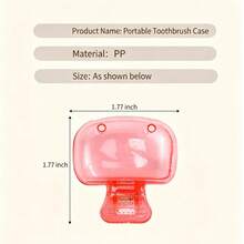 4pcs Portable Toothbrush Head Storage Box - Blue PP Protective Cover Holder, Suitable For Travel, Daily Use And Outdoor Bathroom Accessories, Travel Toothbrush Case | Vibrant Design | Polypropylene Lid - Multicolor - View 11