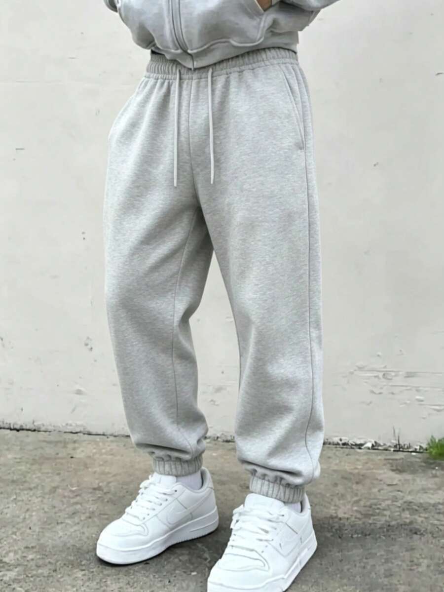 UPTOO Pantalón Hombre minimalista pantalón cargo hombre corte cómodo para cualquier temporada Cuatro Estaciones Envío Desde México Ropa Masculina Cómoda Outfit Casual Urbano - Gris - Ver 1