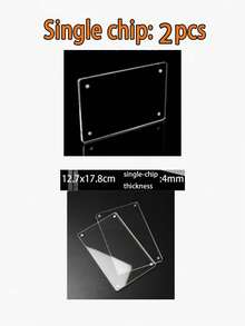 Bingkai Foto Magnetik Akrilik untuk Kulkas, Bingkai Foto Magnetik Kulkas Dua Sisi Transparan, Bingkai Pajangan, Cocok untuk Fujifilm, 2,36 x 3,54 Inci - Berbagai gaya - View 17