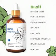 HIQILI 100mL/3.38Fl.Oz. 精油附滴管與旅行瓶，薰衣草、茉莉、尤加利、玫瑰、薄荷、香草油，適用於香氛擴香機、加濕器、護膚、護髮、沐浴、DIY香氛、按摩、放鬆、手工皂與蠟燭製作 - 多種香味 - 查看 19