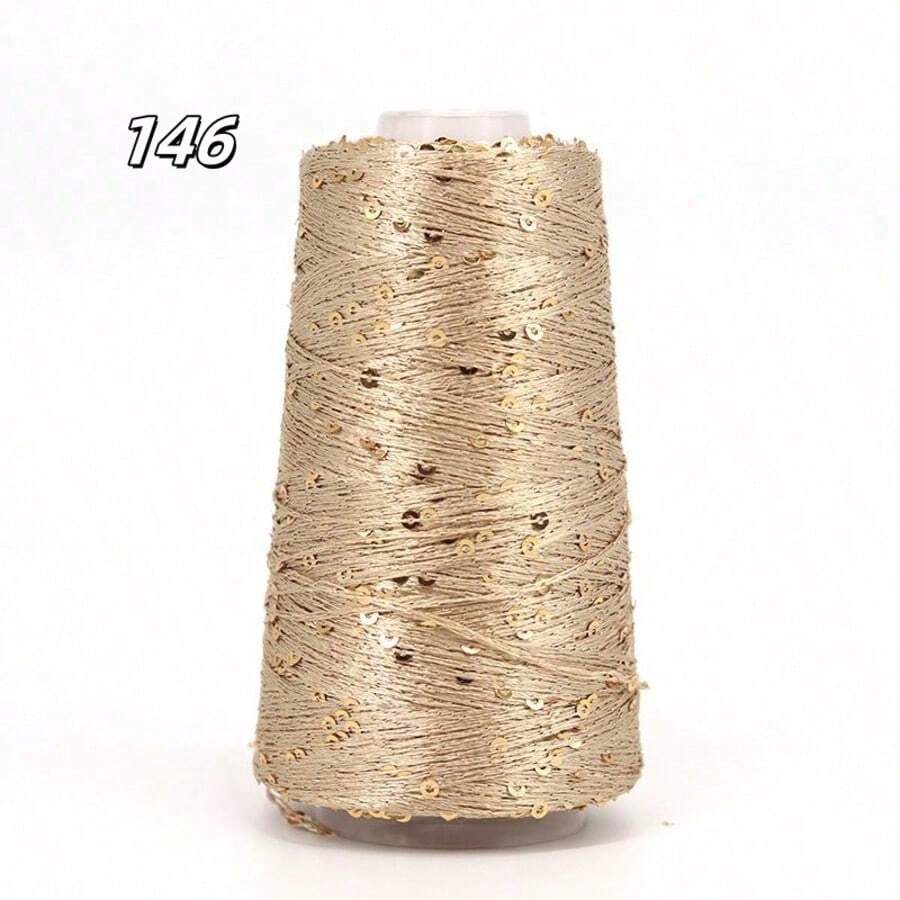 50g/球 夏季冰絲亮片線,手工編織娃娃線,閃亮亮片線 - 3mm - 查看 1