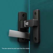 1 Pack, Cabinet Door Latch Furniture Door Latch With Night Light - 90-degree Right-angle Design - View 2