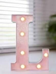 22/21/16cm Decorative LED Glowing Numbers And Letters, Plastic Neon Number Light Sign, Battery Powered Number Light, DIY Letters And Numbers, Suitable For Birthday, Christmas, Bar And Wedding Decoration - LED Letter and Number Lights - View 37