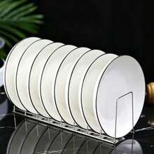 1pc Pull-Out Cabinet Pot And Pan Organizer With Sliding Pot Lid Rack And Pot Rack, Suitable For Storing Pot Lids, Baking Utensils And Tableware Inside Cabinets - White - View 7