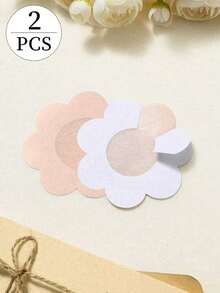 2pcs Women's Silicone Breast Lift Tape, Ultra-Thin Pure Silicone Support Lift Invisible Strapless Breast Petals Breast Lift Tape - Color - View 6