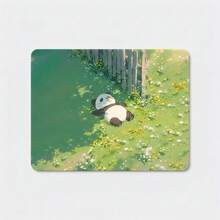 Cute Panda Print Large Extended Gaming Mouse Pad, Non-Slip Rubber Base, Smooth Gliding Surface, Multi-Functional Desk Mat For Computer Office Home Study, Sweet Abstract Desktop Decor - A - View 10