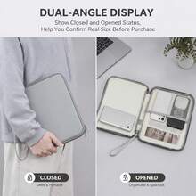 Tablet Protective Case, Computer Handbag With Multiple Compartments Storage Bag, Suitable For Office, School, Business Travel Storage Bag - Multicolor - View 7