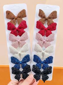 12/6pcs Colorful Glitter Butterfly Hair Clips, Durable And Hair-Friendly, Sweet Vintage Fashion Hair Accessories - Suitable For Girls And Women, Daily, Vacation, Date, School - Multicolor - View 11