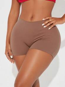 4pcs High Waist Seamless Chafing Shorts For Women, Silky Elastic Shorts, Tummy Control Slip Shorts - Multicolor - View 6