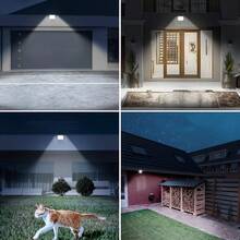 400 LED White Light Solar Outdoor Wall Light With Solar Panel, Easy To Install Solar Street Light For Porch, Yard, Garage, Fence, Pathway, Wall - 400LED - View 6