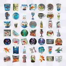 SCXXBSW 50pcs Dreamcore Goldfish Stickers, Cute Cartoon Stcikers For DIY Purposes Such As Skateboarding Mobile Phones - A - View 8
