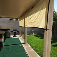 1pc Balcony Privacy Screen - Patio Privacy Screen 3.28x9.84 FT Black Mesh Plastic Mesh Fence Cover For Apartments, Balcony Cover, Patio Decor, Deck, Porch, Backyard, Pool, Wall, Outdoor Shade Panels - Balcony Privacy Screen - View 6