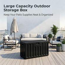 Outdoor Storage Box, Cabinet, And Shelf - 1pc-extra Large Capacity - View 7