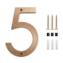 0-9 Number House Plates, Suitable For Outdoor Use. Size 8 Inches, Includes Numbers 0-9 And Letters. Can Be Installed On Doors, Used As Door Plates To Display Address And Other Information. - New Arrival - View 17