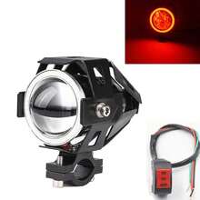 1pc Motorcycle Fog Lights With Switch, 12V/24V 7.62cm Halo Auxiliary Light For ATV Scooter Trucks Exploratory Lights For Moto Pair Multicolored - U7 - View 10