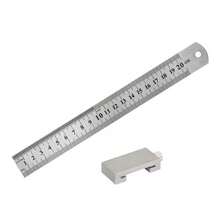 Metal Swenson Style Carpenter Square, Woodworking Tool, Steel Ruler With Positioning Stop Block, Adjustable Measuring And Marking Gauge, Suitable For DIY Woodworking Layout And Marking Tasks - A - View 14