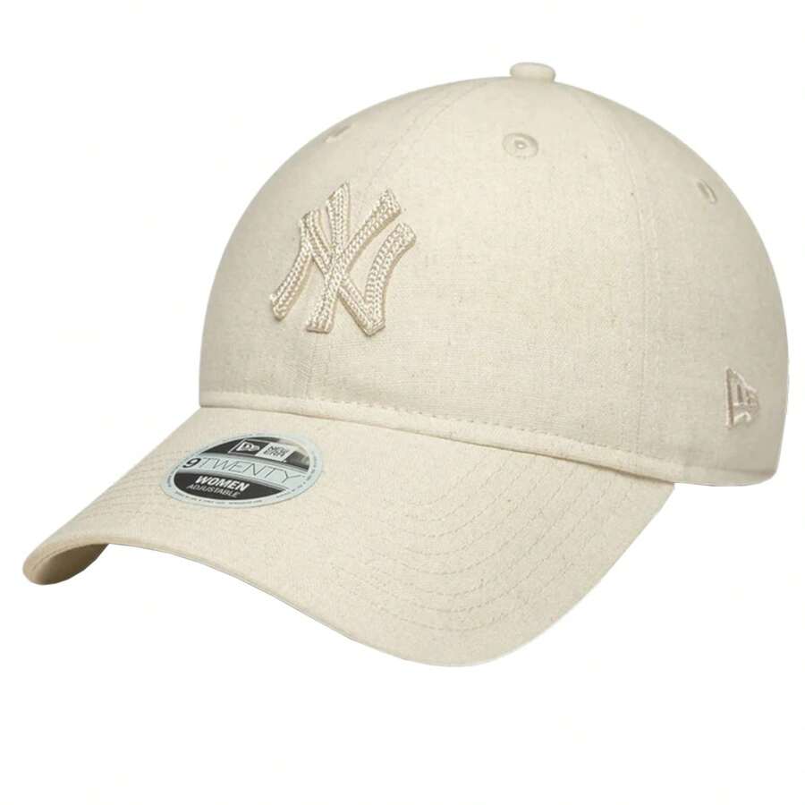 New Era 9TWENTY Midi Linen Cap - Beige Women Caps 60856309 - Champagne - View 1