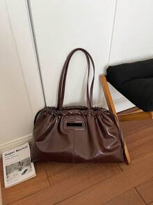 Women's Handbag Tote Bag Commuter High-End Pleated Crossbody Bag Winter New Fashion Luxury Lightweight - Multicolor - View 11
