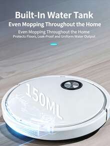 This 3-In-1 Smart Robot Vacuum Integrates Sweeping, Vacuuming, And Mopping Functions Into One Unit. It Supports App And Remote Control Operation, Equipped With A Built-In Water Tank And Anti-Drop Sensors, Suitable For Cleaning Hardwood Floors. - USB Port - View 4
