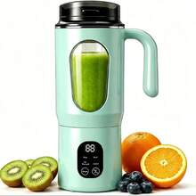 Portable Juicing Cup For Fresh Squeezing! Large Capacity Leak Proof, Easy To Clean, High-Value Treasure Juice Cup With Multiple Colors To Choose From, One Second Cleaning For Portable Juice Machine, Battery Capacity: 1300mAh - Multicolor - View 13