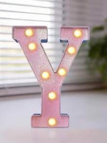 22/21/16cm Decorative LED Glowing Numbers And Letters, Plastic Neon Number Light Sign, Battery Powered Number Light, DIY Letters And Numbers, Suitable For Birthday, Christmas, Bar And Wedding Decoration - LED Letter and Number Lights - View 18