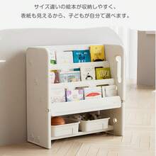 Kids Desks & Desk Sets - White + Plastic+Rack - View 4