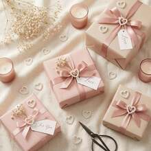 100/300/400/500pcs Pearl Bow Table Confetti, Bow Theme Glitter Table Confetti, Wedding Table Confetti Decoration DIY Handmade Bow Nail Art Gift Packaging, Christmas Decoration, Christmas Stocking Filler - Multicolor - View 7