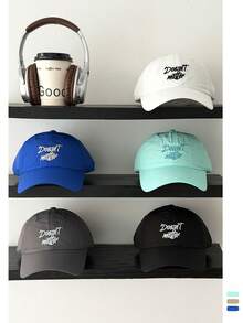 Soft Top Candy Color Cool Fashion Letter Baseball Cap For Women, Spring/Summer Outdoor Sun Protection Quick-Dry Breathable Sports Sun Hat For Travel, Back To School - Doesnt Letters - View 4
