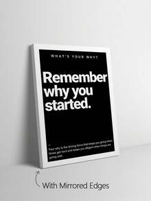 1件 Remember Your Original Intention Goal Seize The Moment 勵志牆面裝飾海報，適用於臥室、辦公室、浴室、居家裝飾 - 彩色 - 查看 3