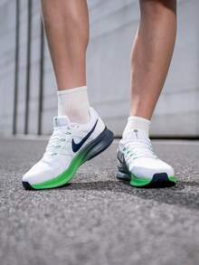 Men's Running Shoes NIKE RUN SWIFT 3 Daily Outdoor Breathable Mesh Casual Sports Running Shoes DR2695-124 - White/Green/Black - View 3