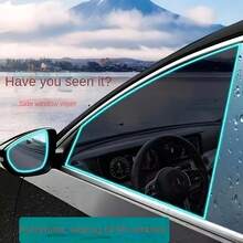 3D Curved Fit High Elasticity Silicone Frameless Silent Wiper, Car Side Window Wiper, Universal Squeegee Wiper Blade Rubber Strip, Multi-Model Compatible Driver & Passenger Window Wiper, Anti-Freeze Cold-Resistant Wiper Rubber Strip, Car Cleaning Tool, Suitable For Driver & Passenger Windows/2pcs/4pcs - Random Styles - View 5