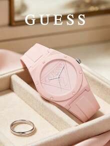 GUESS Sweet 素色單件手錶，休閒日常穿戴配件，女孩禮物手錶 U0979L5/W0979L2/W0979L3/W0979L4 - 粉色 - 查看 2