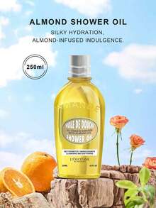L'Occitane Almond Shower Oil 250ml - 8.4 FL.OZ. - ALMOND SHOWER OIL - View 3