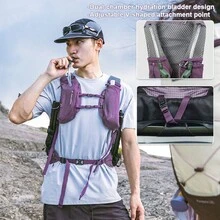 Naturehike Nanpara Pro 12L Hiking Backpack With Multi-Function Water Bladder, Suitable For Cycling And Travel - Multicolor - View 5