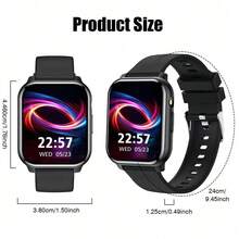 Unisex Smart Sports Watch With 1.83-Inch HD Display, Outdoor Sports Flashlight, 260mAh Battery, Wireless Calling, Multiple Sports Modes, Music Playback, Weather Forecast And More, Suitable As Gift For Friends And Couples, Compatible With Android And IOS - View 6