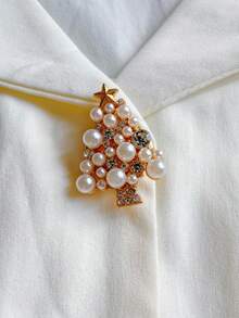 1pc/2pcs Button Cover For Shirt Christmas Tree Cufflinks Vintage Sleeve Button Clip On Button For Dress Wedding Gifts And Party - Gold - View 6