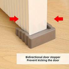 No-Drill Windproof Door Stopper Creative Door Wedge, Home Anti-Pinch Door Card, Non-Slip Stable Room Door Fixed Anti-Collision Door Blocker - No-drill - View 4