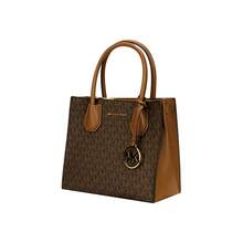 Michael Kors Mercer 印花女式單肩手提包 35S1GM9M2B 棕色 - 棕色 35S1GM9M2B BROWN - 查看 3
