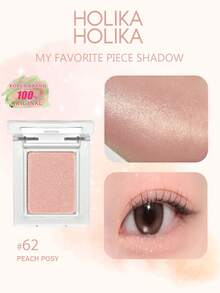 HOLIKA HOLIKA My Favorite Piece Shadow 62 PEACH POSY，輕盈暈染，平滑壓實，持久顯色，口袋尺寸，手指塗抹，不卡紋，隨身補妝，旅行必備，消腫效果，韓系美妝，1.8g/0.06oz - 62 PEACH POSY - 查看 2