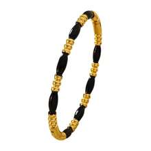1pc Stainless Steel Colorful Beaded Epoxy Enamel Bracelet, Macaron Color, Unisex - Resin Bracelet - View 10